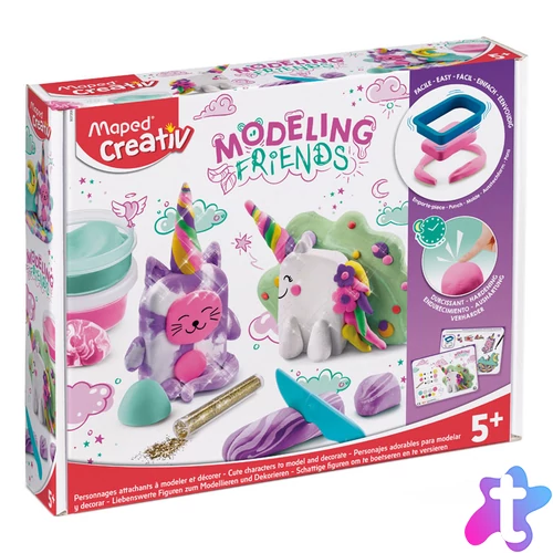 Creativ Modeling Friends Magic modellező gyurma készlet, levegőre száradó