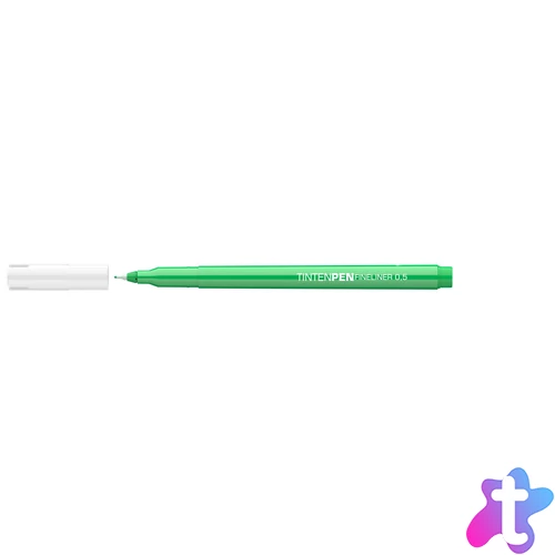 Tinten Pen rostirón, tűfilc vízbázisú, 0,5mm, kerek test, zöld
