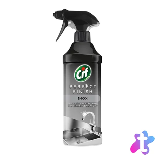 Zsíroldó, spray, 435 ml, CIF "Perfect Finish", inox