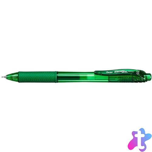EnerGelX BLN105-DX zselés rollertoll, tűhegyű, 0.25 mm, zöld
