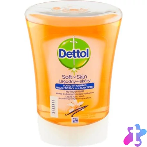 Folyékony szappan utántöltő, 250 ml, DETTOL, méz-vanília