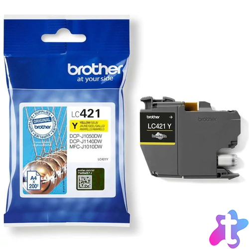 LC-421Y tintapatron eredeti sárga (LC421Y)