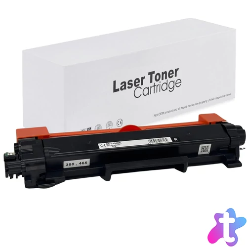 TN-2590XXL toner, utángyártott, chipes, fekete, 5.0k, WB