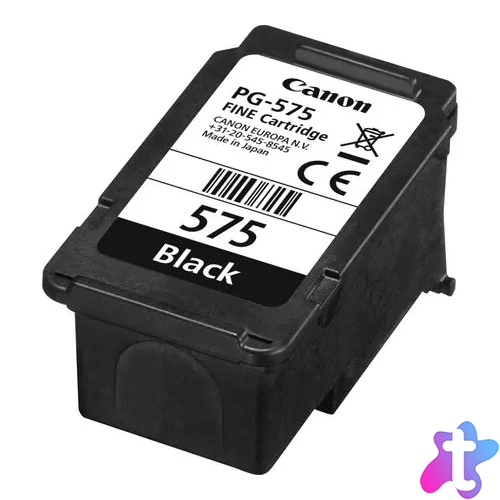 PG-575 Tintapatron Pixma TR4750i, TS3550i nyomtatókhoz, CANON, fekete, 100 oldal