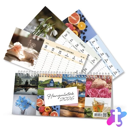 PD Hangulatok 2026 asztali naptár