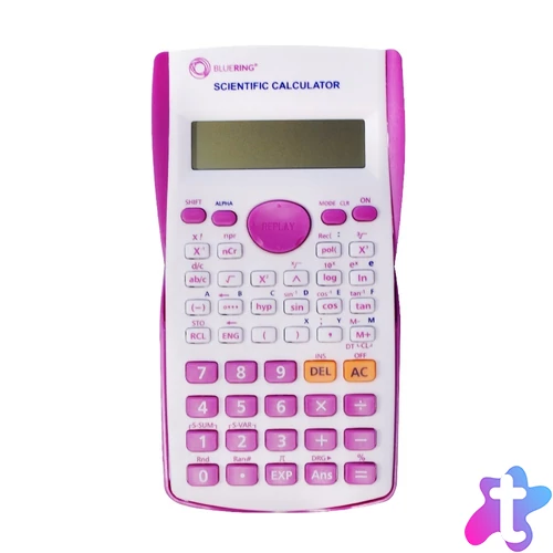 Számológép tudományos 240 funkciós, Bluering® rózsaszín