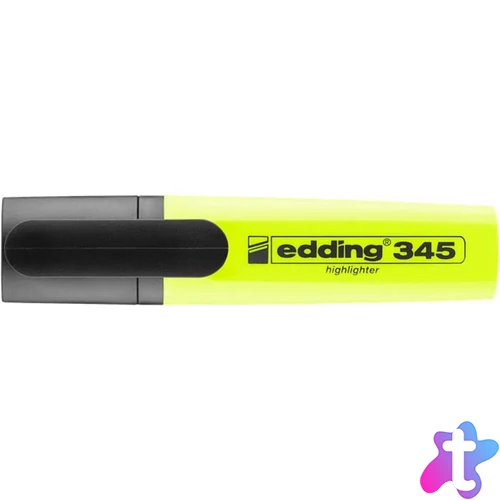 Szövegkiemelő, 2-5 mm, EDDING "345", sárga