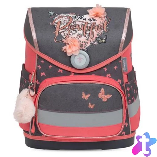 Iskolatáska, mágneszárral, BELMIL "Compact Bloomy Blossom", virág