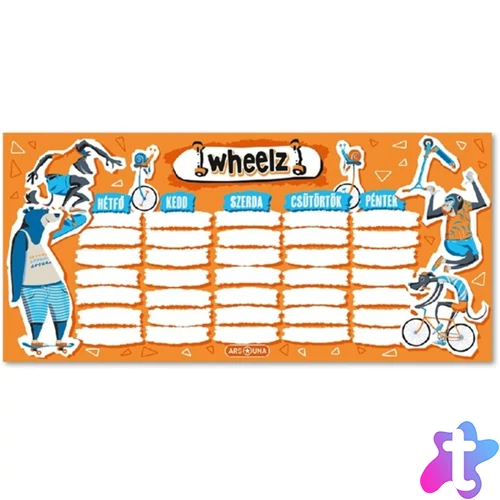 Wheelz 23 (5262) 1 lapos órarend