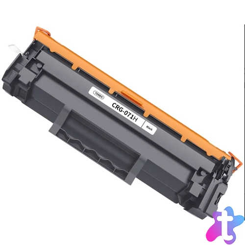 CRG071H CRG-071H 2,5k utángyártott chipes fekete toner 5646C002