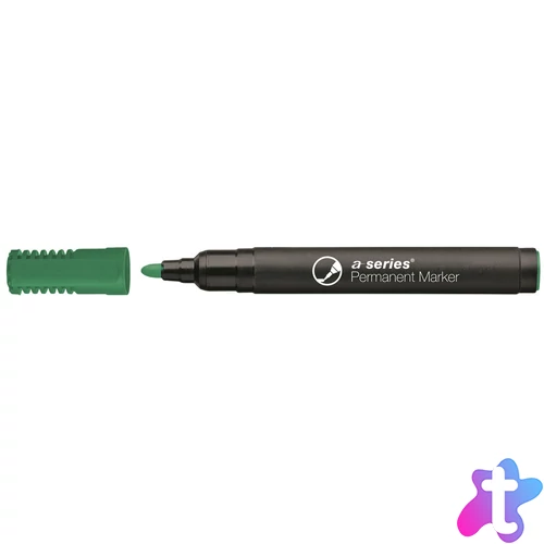 Alkoholos marker 3mm, kerek végű A-series zöld