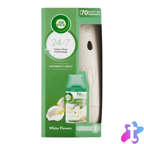 Légfrissítő készülék utántöltővel 250 ml AirWick Freshmatic Frézia&Jázmin