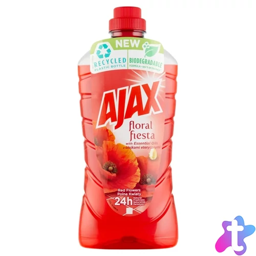 Általános tisztítószer 1 liter Ajax Floral Fiesta Red Flowers