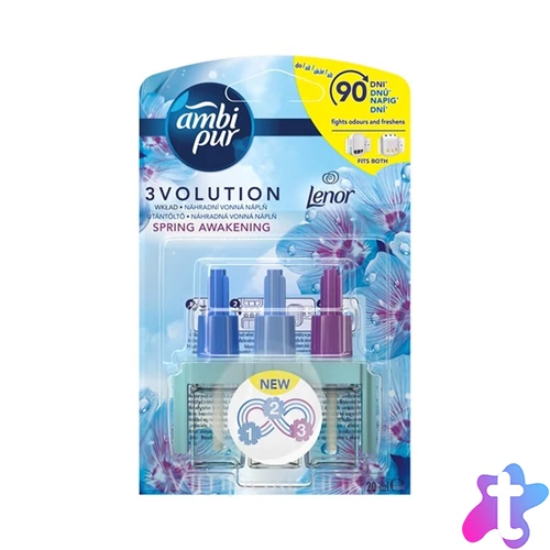 Légfrissítő elektromos utántöltő 20 ml Ambi Pur 3 Volution Lenor Spring