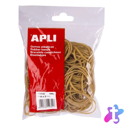 Gumigyűrű 80 x 2 mm, 100g/csomag Apli