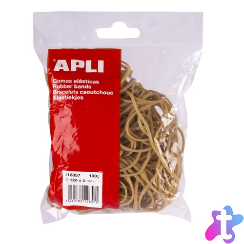 Gumigyűrű 120 x 2 mm, 100g/csomag Apli