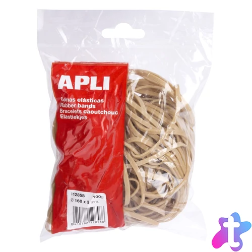 Gumigyűrű 160 x 3 mm, 100g/csomag Apli