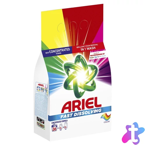Mosópor 1,98 kg (36 mosás) színes ruhákhoz Ariel Color