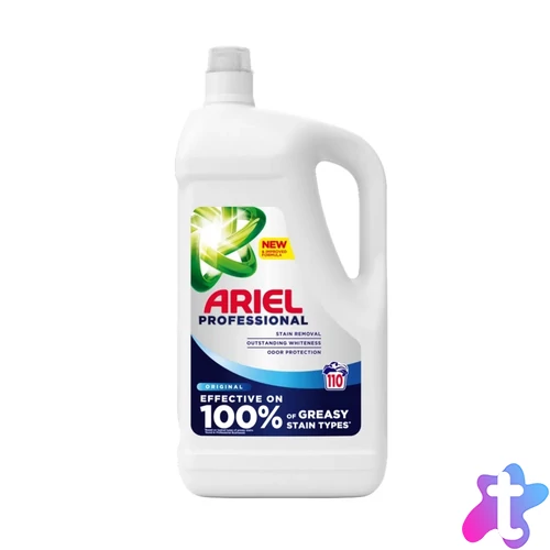 Mosógél 4,95 liter (110 mosás) fehér ruhákhoz Ariel Professional