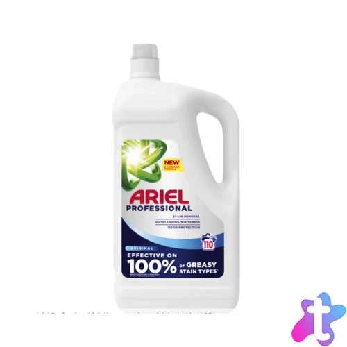Mosógél 4,995 liter (111 mosás) fehér ruhákhoz Ariel Professional