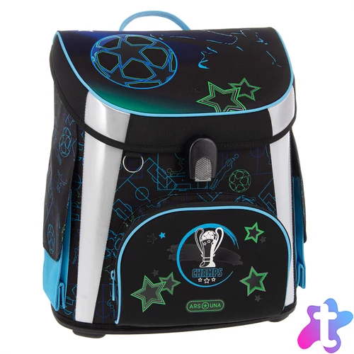 Iskolatáska ergonómiai, fiús kompakt easy mágneszáras Ars Una CHAMPS