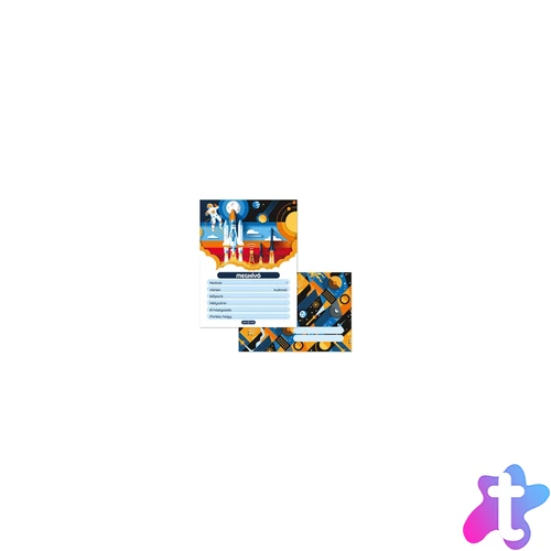 Partimeghívó borítékkal Ars Una GRAVITY 10db/csomag