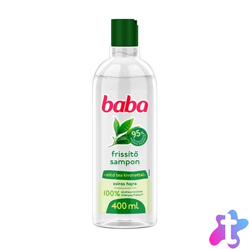 Sampon 400 ml Baba Zöld Tea