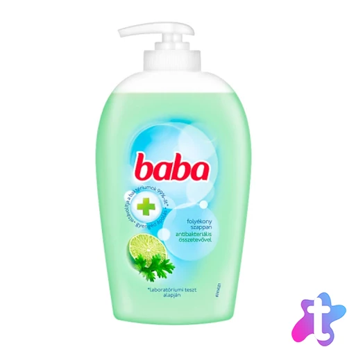 Folyékony szappan pumpás 250 ml Baba antibakteriális lime