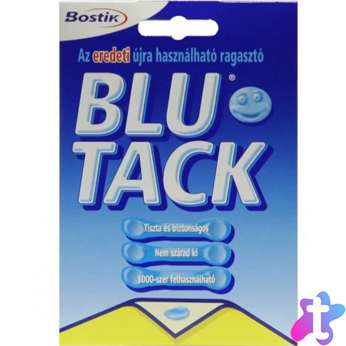 Gyurmaragasztó 60g. 55 kocka/csomag, gyúrható ragasztó, Blu-Tack