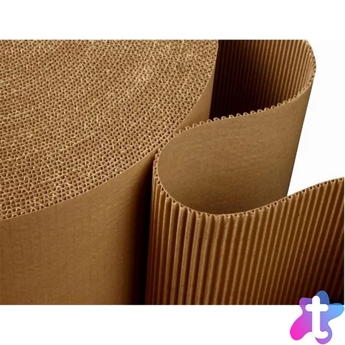 Hullámkarton 1m x 25m tekercses 2 rétegű barna