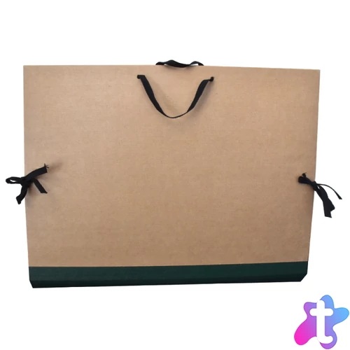 Rajztábla tartó, rajzlaptartó B3, méret karton, szalagfüles Bluering® prémium