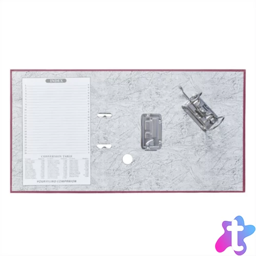 Iratrendező A4, 5cm,lapraszerelt, Bluering® Smart bordó