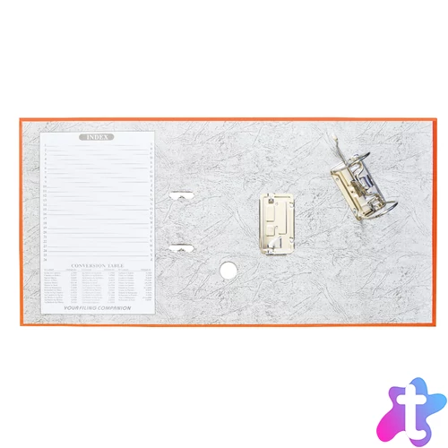 Iratrendező A4, 7,5cm,lapraszerelt, Bluering® Smart narancs