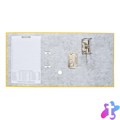 Iratrendező A4, 7,5cm,lapraszerelt, Bluering® Smart sárga