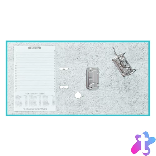 Iratrendező A4, 5cm,lapraszerelt, Bluering® Smart türkiz