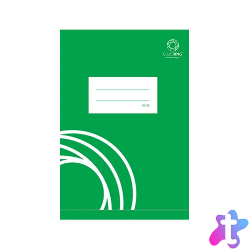 Füzet iskolai A5, 32lap, sima 20-32 Bluering®