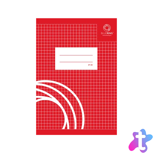 Füzet iskolai A5, 32lap, kockás 27-32 Bluering®