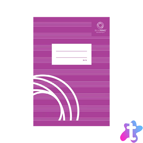 Füzet iskolai A5, 16lap, hangjegy 36-16 Bluering®