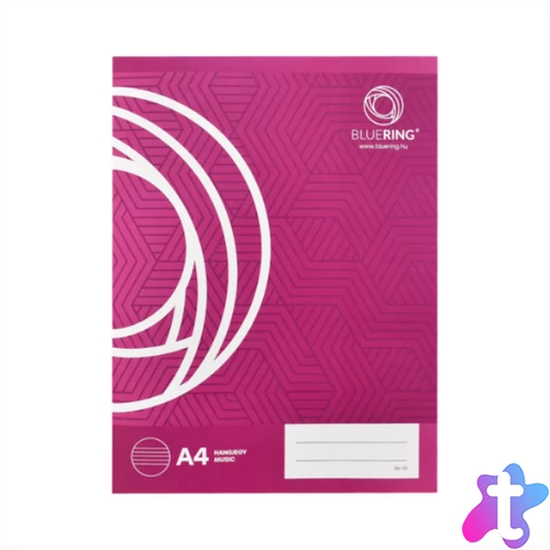 Füzet iskolai A4, 32lap, hangjegy 86-32 Bluering®