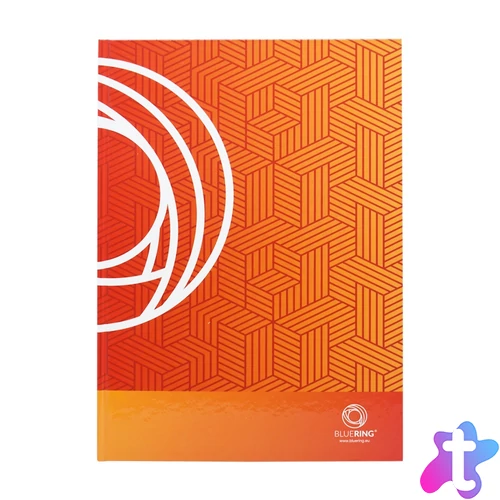 Beírókönyv A4, 96lap, keményfedeles, egyszínű, Bluering kockás