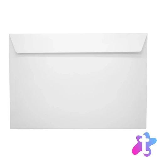 Boríték LC4 szilikonos bélésnyomott 229x324 Bluering® fehér