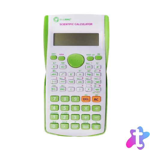 Számológép tudományos 240 funkciós, Bluering® zöld