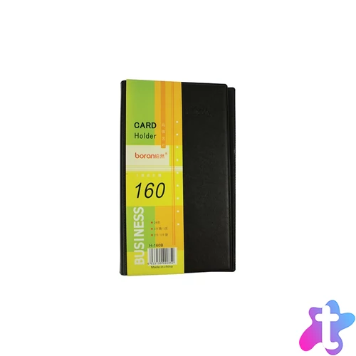 Névjegykártyatartó könyv alakú 160 db-os Bluering®