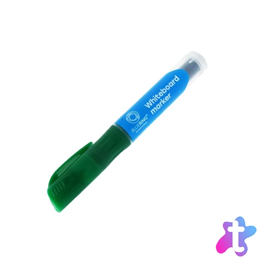 Táblamarker 3mm, kerek, cserélhető betétes, Bluering zöld