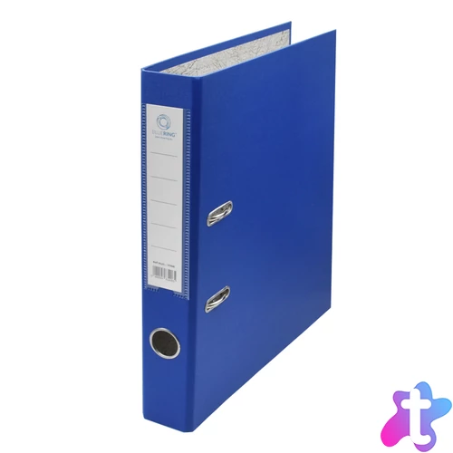 Iratrendező A4, 5cm, két oldalt PP borítás,lapraszerelt, Bluering® Premium kék