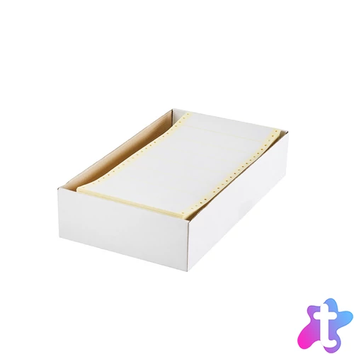 Etikett mátrix címke 127x36mm, 1pályás Bluering® 500ív/doboz