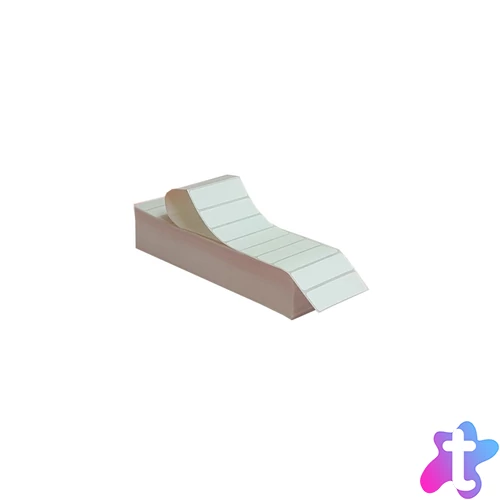 Etikett mátrix címke 127x36mm, 1pályás Bluering® 500ív/doboz