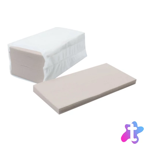 Kéztörlő 1 rétegű V hajtogatású 200 lap/csomag lapméret: 21 x 25 cm Bluering® natúr