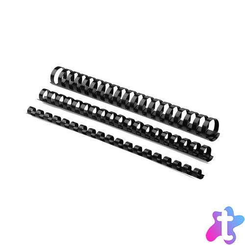 Spirál műanyag 45mm, Bluering® fekete