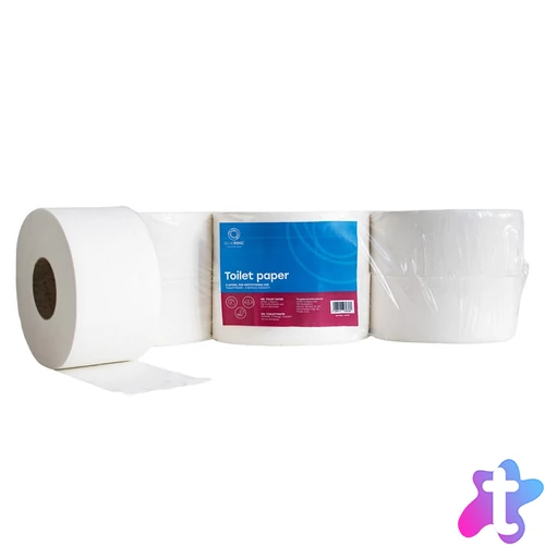 Toalettpapír 2 rétegű közületi átmérő: 23 cm 100 % cellulóz 170 m/tekercs 6 tekercs/karton Bluering® hófehér